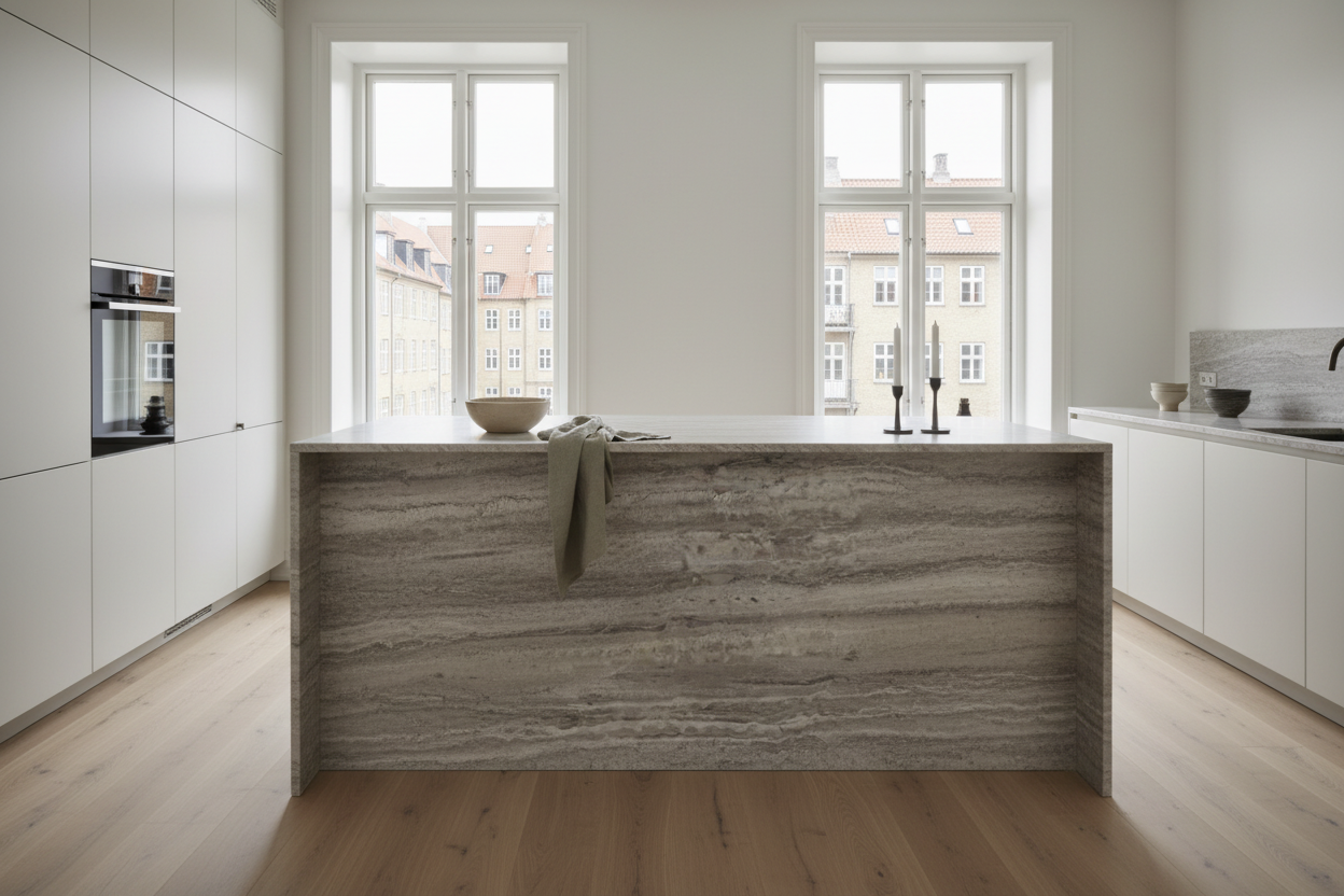 Travertino Silver