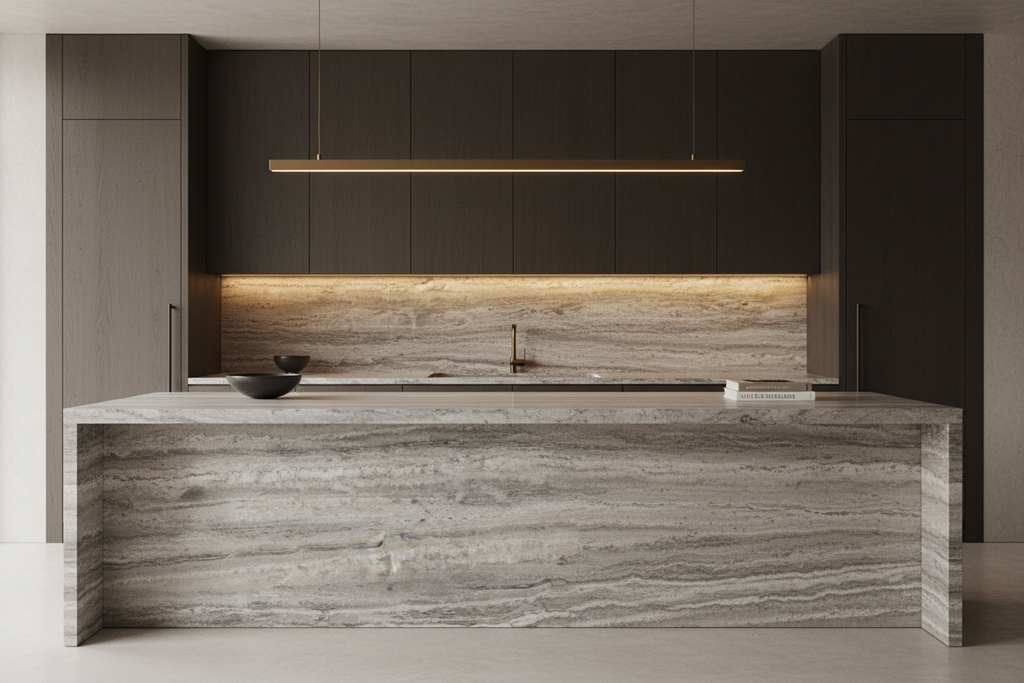 Travertino Silver